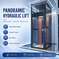 Ascenseur domestique Hyundai Modern AC, petit ascenseur intérieur pour 2 étages, autoportant, avec traction en acier inoxydable
