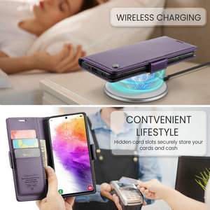 CaseMe Original RFID Bloqueo magnético <span class=keywords><strong>Flip</strong></span> Funda de libro de cuero para OPPO Realme C55 2023 Nueva llegada Bolsa de teléfono móvil - Product Image 2