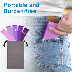 5 Bandas de Resistencia para Yoga, Fitness, Ejercicio, Entrenamiento de Cadera, Sentadillas, Baile, Bandas Elásticas de Estiramiento - Product Image 6