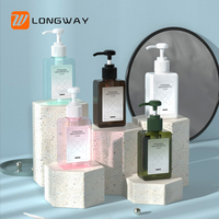100ml Vide Carré Transparent Rose Blanc Simple Bébé Body Wash Shampooing Liquide Moussant Savon Pompe Bouteille