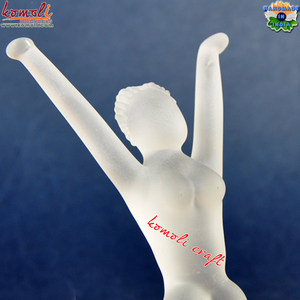 Tùy chỉnh thủy tinh Trophy figurine handmade nghệ thuật thủy tinh thu nhỏ điêu khắc cho giải thưởng, công nhận, quà tặng của công ty, hiển thị trang trí - Product Image 2