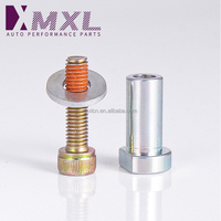Kit de pinza de freno de disco para coche de carreras con tornillo de fijación tipo H semiflotante modificado y resortes antivib
