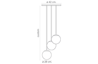 Lustre LED Sphérique Moderne en Albâtre Style Nordique pour Escalier, Salon, Hall, Décoration Intérieure