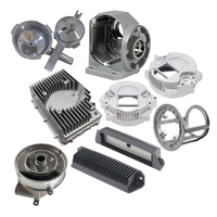 Boîtiers de moteur, couvercles d'extrémité, dissipateurs de chaleur et composants de refroidissement en aluminium moulé sous pression, personnalisés OEM, avec usinage CNC