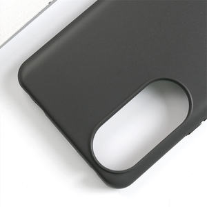 Coque de téléphone pour <span class=keywords><strong>Wiko</strong></span> T50 T10 View 4 Y61 Y82 Voix givré souple TPU téléphone portable coque en caoutchouc noir - Product Image 3