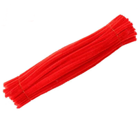 En gros, Tiges de chenille artisanales, diamètre 8 mm, 30 cm, bandes velours moelleuses et duveteuses, pour projets artistiques et bricolage pour enfants
