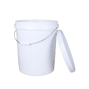 ถังพลาสติกพิมพ์ลาย PP HDPE ขนาด 10 ลิตร 15 ลิตร 20 ลิตร พร้อมฝาปิดและหูหิ้วพลาสติก - Product Image 5