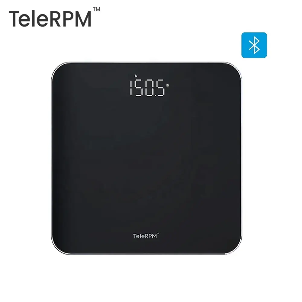 TeleRPM Innovative Bluetooth household Smart Bathroom Weighing Scale Digital Body Scale Easily Integrates into RPM Remote Kit