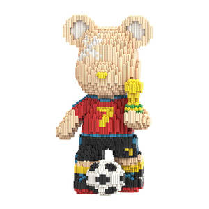 Bloques de Construcción de Osos, Ladrillos de Juguete, Juguete Educativo para Niños, Modelo de Plástico, Juguetes de Aprendizaje Personalizados para Niños, Venta al por Mayor - Product Image 1