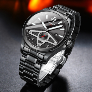 For NIBOSI 2021 Luxury <b>Men's</b> Sport Analog Quartz Wristwatch Waterproof <b>Steel</b> Band with Glass Dial Fashion Relogio Masculino - Product Image 4