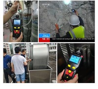 Détecteur de gaz numérique portable industriel TOPSTAR TP400 4-en-1 (O2 CO) avec alarmes sonores/lumineuses/vibrations pour les eaux usées 24/7