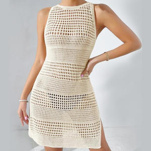 Robe de plage pour femmes sexy faite à la main, tunique de plage en crochet pour femmes - Product Image 6