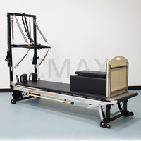 Tmax Premium Cama De Pilates Pilates Reformer Dengan Torre Grosir Peralatan Pilates Logo Kustom Reformer untuk Distributor CE