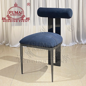 Chaises de banquet de mariage en métal noir au design moderne, vente en gros à Dubaï - Product Image 2