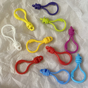 Colorful Rotatable Lobster Clasps For Diy Jewelry Keychain Accessories <b>Plastic</b> <b>Hooks</b> Beading Supplies - Product Image 3