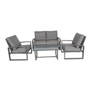 Lujo estilo americano aluminio <span class=keywords><strong>Bistro</strong></span> conversación conjunto al aire libre muebles de patio - Product Image 1