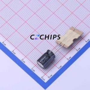 Condensador Electrolítico de Aluminio de Montaje Pasante UVK1E331MPD1TD, D8xL11.5mm, 330uF, 20%, 25V, 390mA-120Hz - Product Image 1