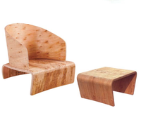 Fauteuil et chaise de relaxation en structure moulée pour salon, hall d'hôtel, appartement et zone de réception