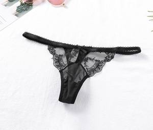 Sexy T Pants <b>Thongs</b> and <b>String</b> Embroidered Lace Panties <b>Thong</b> Underwear Women Pictures - Product Image 6