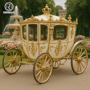 Chariot de mariage électrique de style européen, chariot royal de style classique tiré par des chevaux, nouveau modèle, à <span class=keywords><strong>vendre</strong></span> - Product Image 6