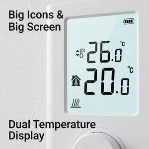 <span class=keywords><strong>Thermostat</strong></span> numérique flexible filaire <span class=keywords><strong>pour</strong></span> <span class=keywords><strong>chaudière</strong></span> à <span class=keywords><strong>gaz</strong></span>, régulateur de température à contact sec <span class=keywords><strong>pour</strong></span> chauffage central et chauffage de salon - Product Image 2