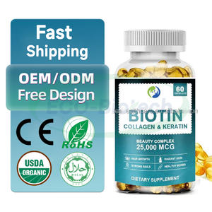 Cápsulas de Biotina Ausreson, Suplemento de Vitaminas, Queratina, Cápsulas de Biotina para el Cabello - Product Image 3