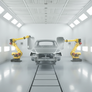 Robot Fanuc 6 axes haute vitesse, étanche IP65, charge utile de 165 kg, longueur de bras de 2655 mm, pour la ligne d'assemblage de collage et de soudage automatique de toitures - Product Image 3