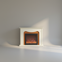 Étagère de cheminée de 1200 mm avec télécommande et protection contre la surchauffe, cheminée électrique pour usage domestique et hôtelier