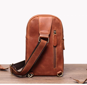 Borse da uomo personalizzate a tracolla tattica Crazy Horse in pelle borsa da uomo - Product Image 5