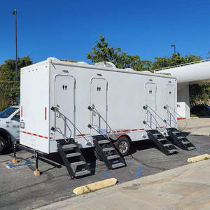 รถพ่วงห้องน้ำกลางแจ้งแบบพกพาใช้ในห้องน้ำใช้ได้ทั้ง4แบบหรูหรา - Product Image 1