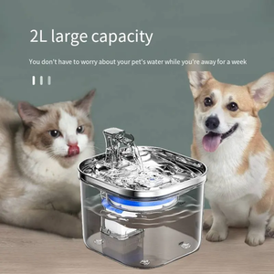 Tốt Bán Thép Không Gỉ Pet Nước Dispenser Tự Động Đài Phun Nước Cảm Biến Mèo Nước Dispenser Nhiệt Thông Minh - Product Image 3