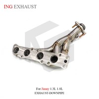 Collecteurs de collecteur d'échappement à haut débit ING pour JIMNY 1.3L 1.8L 2013-2018 Pips système d'échappement pièces d'accessoires de voiture