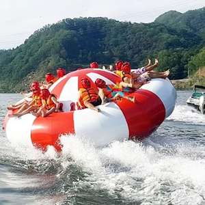 Bote Inflable Acuático Remolcable, Crazy UFO, Deportes Acuáticos Inflables, Bote Disco Inflable Giratorio Volador - Product Image 1