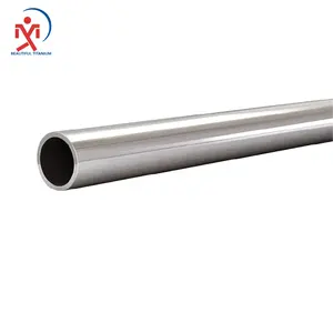 Titanium seamless tube pipe ASTM SB338 Gr1 Gr2 Gr5 titan tube price per kg for heat exchange