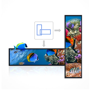Airport OEM Stretched Bar LCD Display Digital <b>Shelf</b> Edge Strip Screen 4K Monitor Android Panel Sign Ultra <b>Wide</b> Shop Advertising - Product Image 4