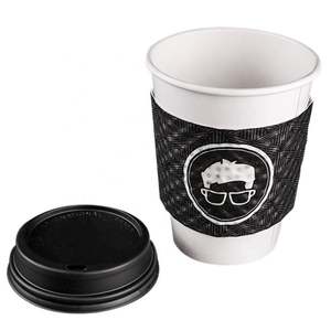 Funda de cartón corrugado desechable para vasos de café para llevar con diseño, para impresora térmica - Product Image 5
