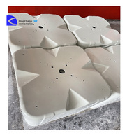 FRP GRP conception extérieure en fibre de verre systèmes de radiofréquence 6ft Radôme bateau bateau plat 800X800 antenne Radôme Shell pour aéroport