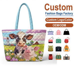 Sac à bandoulière en polyester imprimé sur mesure pour femme – Sac à main décontracté léger et esthétique, 1 pièce, design personnalisé - Product Image 1