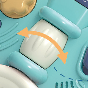 2025 Trẻ Em Mới Giáo Dục Mini Điện Tử Guitar Cụ Đồ Chơi Vui Vẻ 6 + 1 Cảm Biến Điện Tử Guitar Âm Nhạc Đồ Chơi - Product Image 2