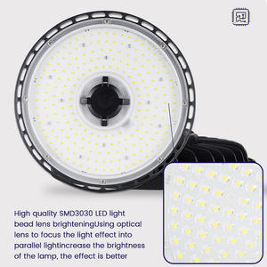재고 무료 배송 2 개/판지 6500k 100W 150W 200W 300W ufo <span class=keywords><strong>led</strong></span> 하이 베이 라이트 1.5m AWG 케이블 플러그 - Product Image 4