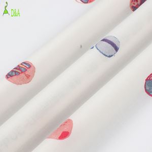 Voile Print Aangepaste Zachte Gevoel Geweven Wit Katoen Stof Voor T-shirt 100% C,100% Katoen Vlakte Duurzame Lichtgewicht 57/58" - Product Image 2