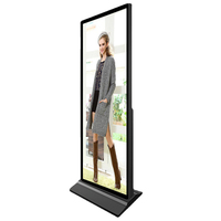 Écran d'affichage numérique à écran tactile LCD de 86 pouces, écran publicitaire numérique sur pied