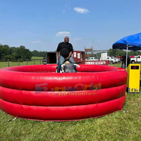 Jeux de défi de carnaval en plein air Juegos Inflable Para Toro Mecanico Machine mécanique gonflable d'équitation de taureau