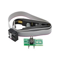 Klip Uji Programmer SOP16 SOP SOIC 16 SOIC16 Penjepit Uji IC SOP16 ke DIP8 Flash Clip untuk Seri 25 RT809F TL866CS TL866A