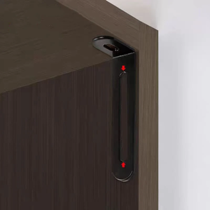 Support d'angle en L réglable en fer à 90 degrés pour fixation de meubles, installation facile, connecteur d'angle - Product Image 3