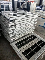 Ventanas Corredizas de PVC con Diseño Moderno, Ventanas Corredizas de Vidrio y Plástico UPVC