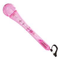 Bâtons de microphone LED colorés à commande vocale, couleurs personnalisées, emballage en boîte plastique moderne, fournitures pour événements et fêtes