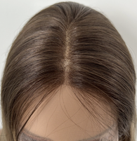 Perruque casher prête à être expédiée, 100 % cheveux humains Remy, dentelle transparente HD, sans colle, ligne de cheveux naturelle, pour la perte de cheveux
