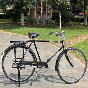 Bicicleta Urbana Estilo Vintage de 28 Pulgadas, Cuadro de Acero al Carbono, Frenos Mecánicos Delanteros/Traseros, Asiento Confortable para Uso Urbano, Modelo H-85 con Ruedas de 28 Pulgadas - Product Image 2