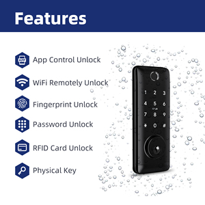 Liliwise Hot Selling Automatic Electronic Biometric Smart Door <b>Lock</b> Wifi Fingerprint Keyless Smart Deadbolt <b>Lock</b> for Office Home - Product Image 3